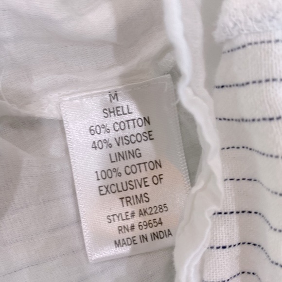 Blue Rain striped romper size small - Picture 5 of 6